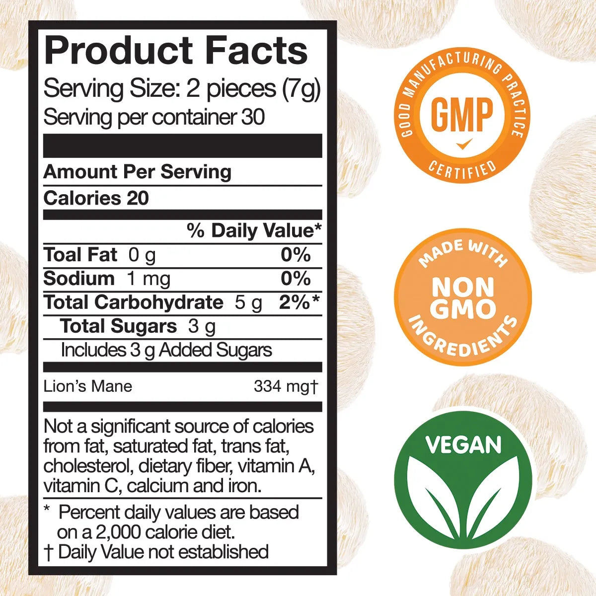 B*tchin Bites Lions Mane Mushroom Gummy Supplement