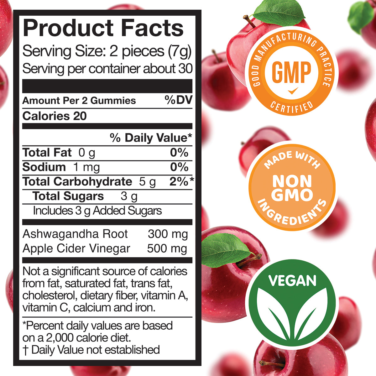 B*tchin Bites Ashwagandha & Apple Cider Vinegar Gummy Supplement