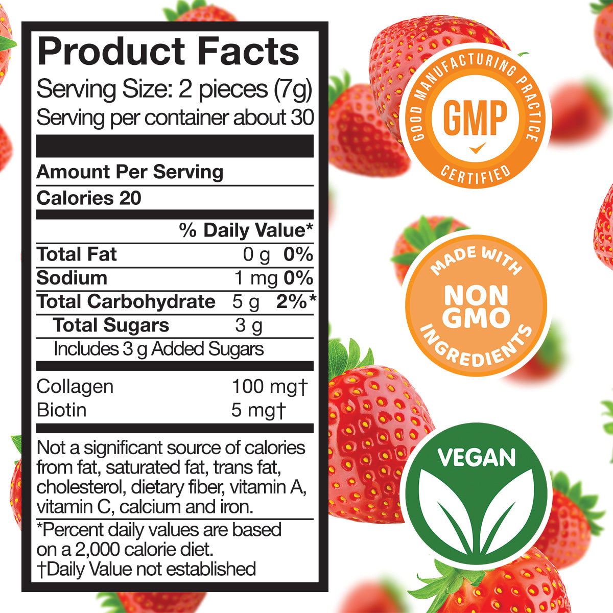 B*tchin Bites Collagen & Biotin Gummy Supplement