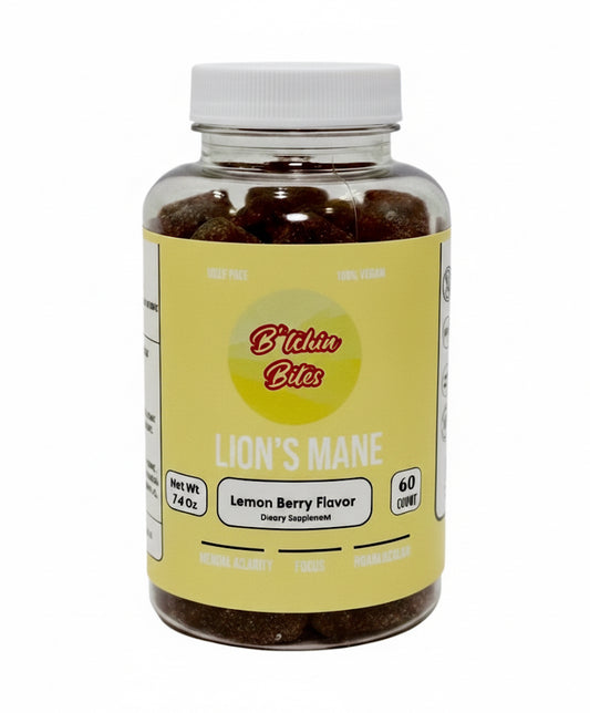 B*tchin Bites Lions Mane Mushroom Gummy Supplement